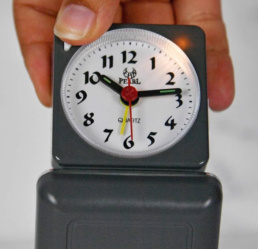 MoMA トラベルクロック アラームクロック Braun BC05 トラベル アラームクロック ブラック(BC05 ブラック